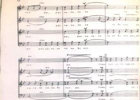 Analyse de l'œuvre chorale C